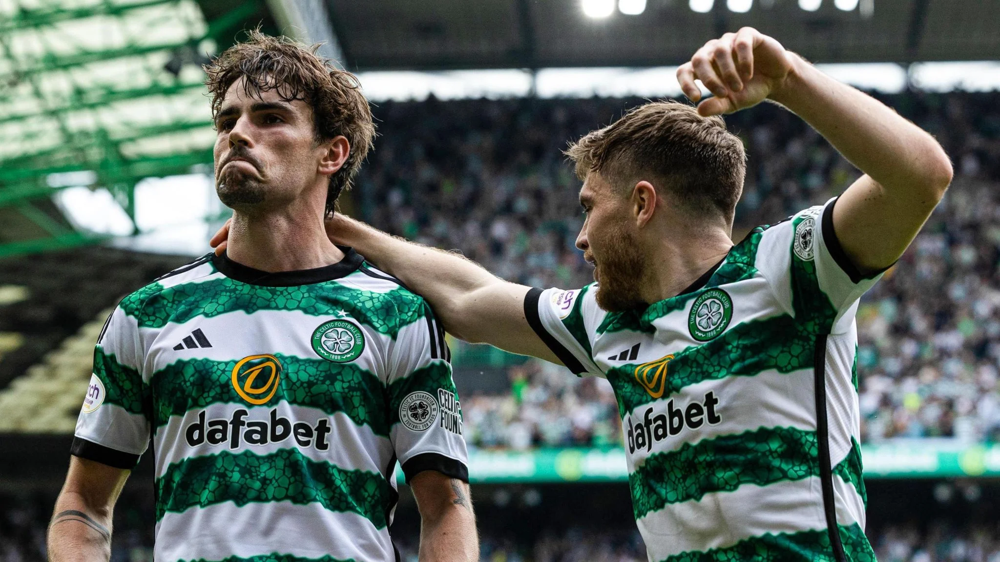 Celtic 2-1 Rangers: Celtic triumph in Old Firm derby to move to brink of title