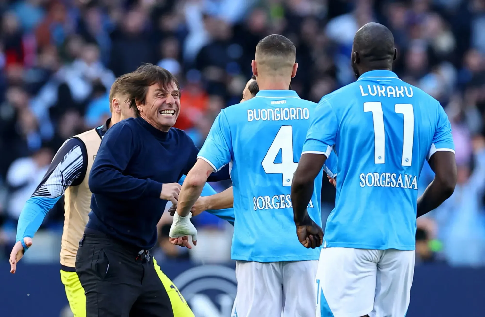 Antonio Conte delighted with Napoli's hard-fought win over Fiorentina
