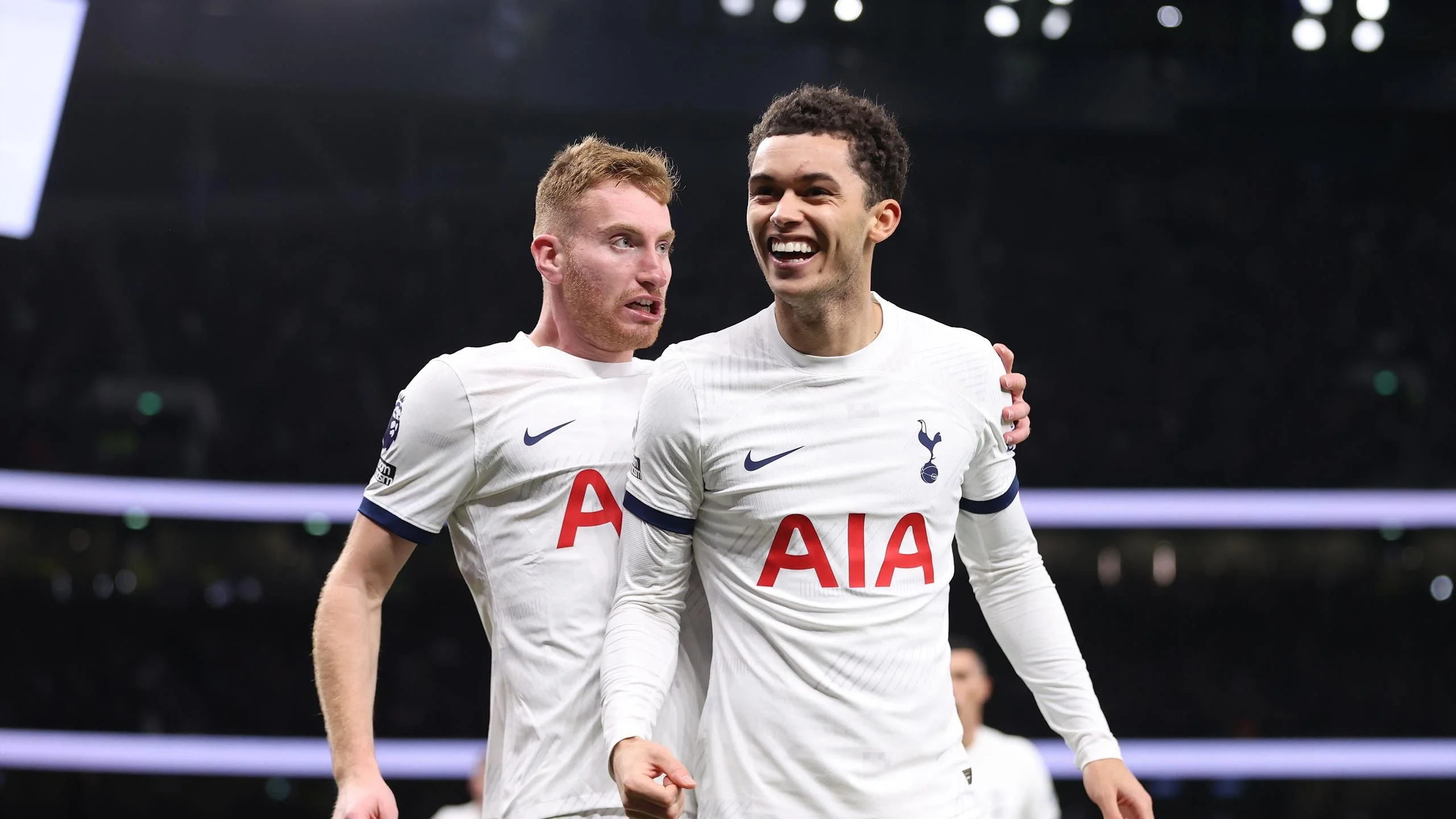 Tottenham 3-2 Brentford: Spurs come from behind to win fiesty London derby