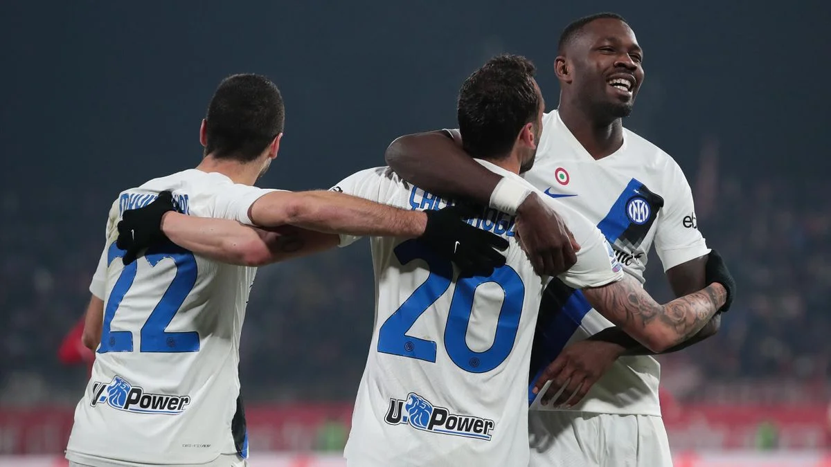 Monza 1-5 Inter Milan: Martinez, Calhanoglu grab braces as Inter run riot