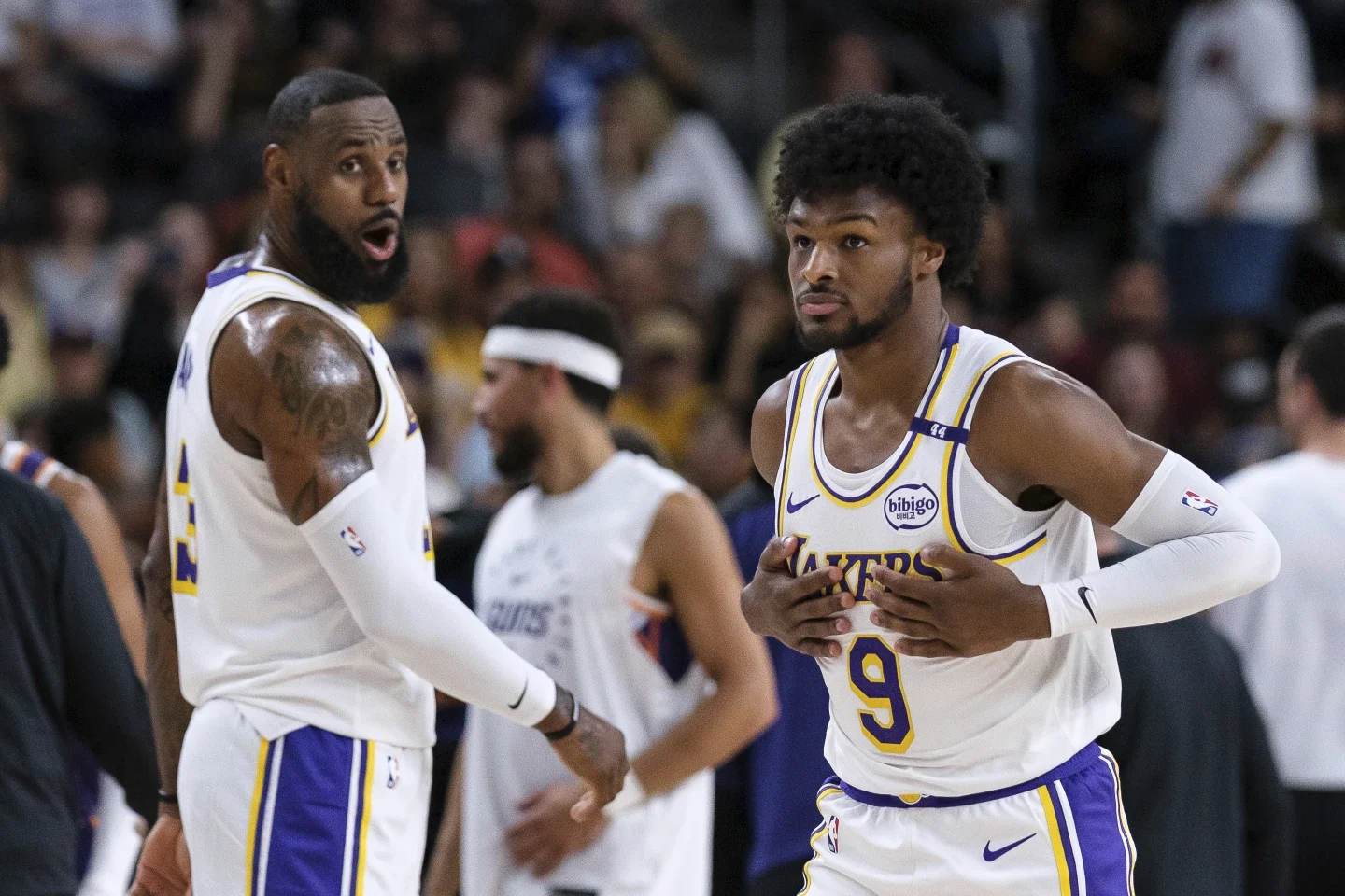 LeBron and Bronny James Make History as First Father-Son Duo in NBA