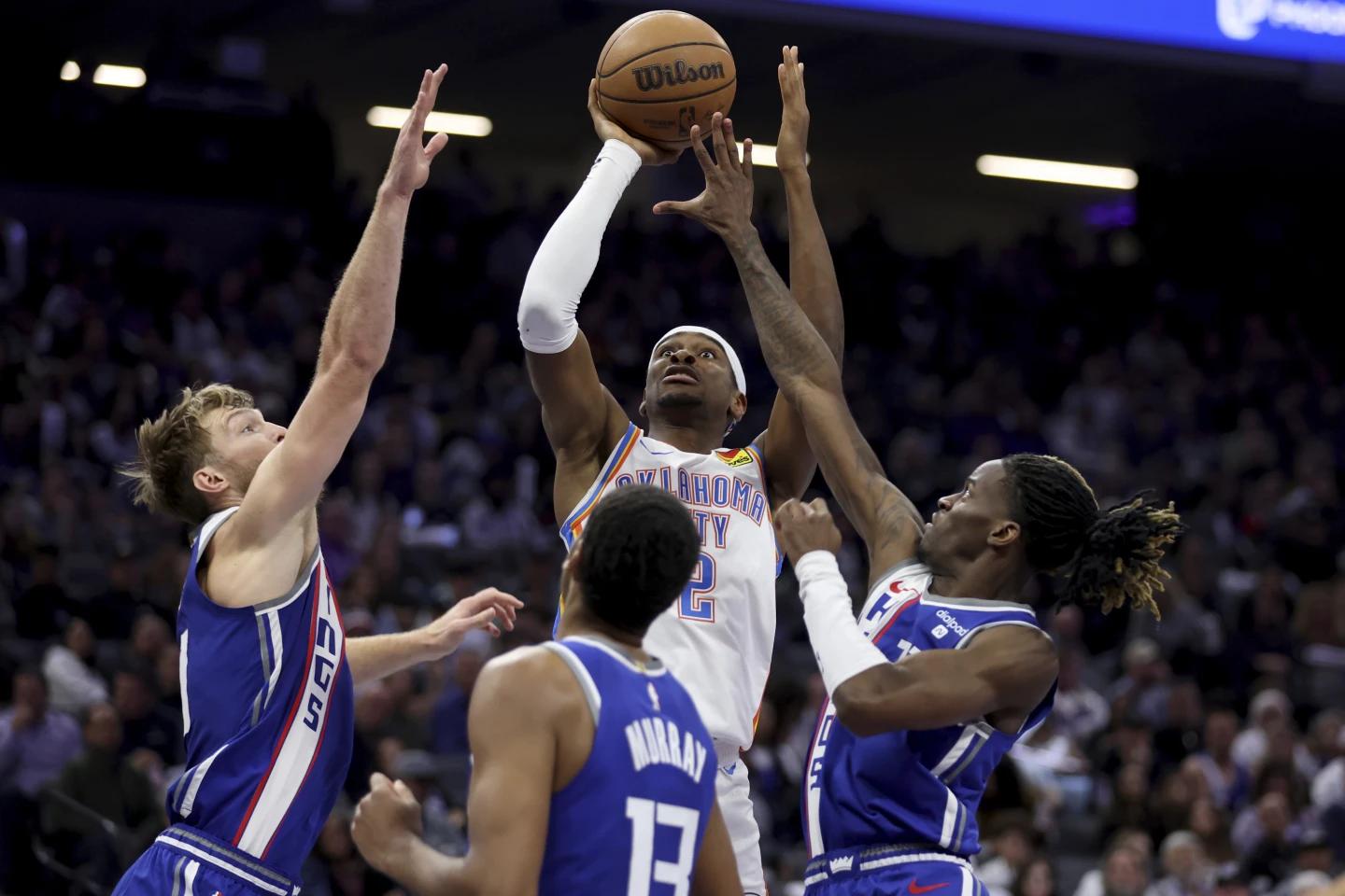 Sacramento Kings Triumph Over Thunder: Sabonis' Triple-Double, Huerter's Heroics Seal Victory