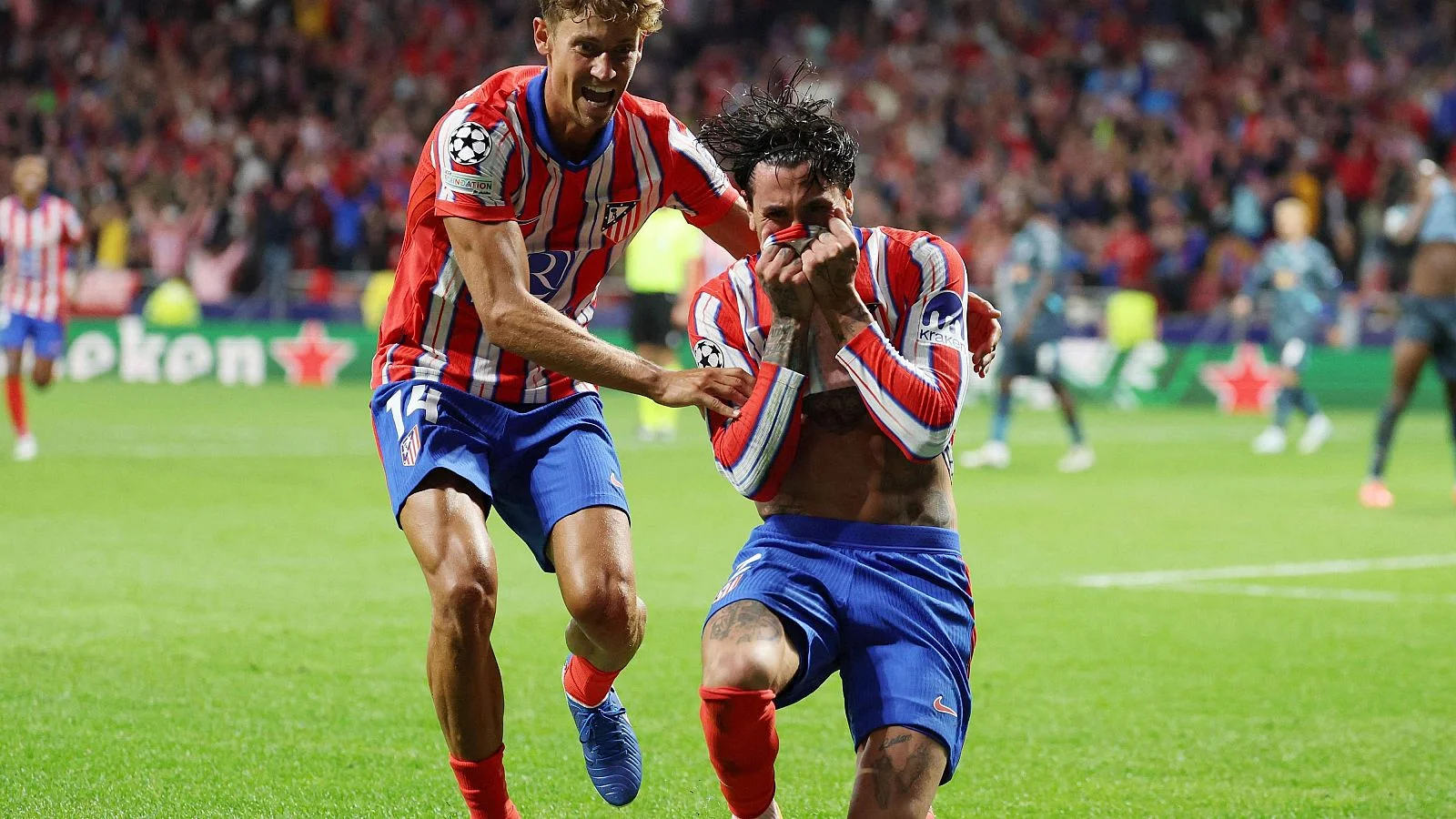Atletico Madrid 2-1 RB Leipzig: Atletico bag late winner to complete comeback against Leipzig
