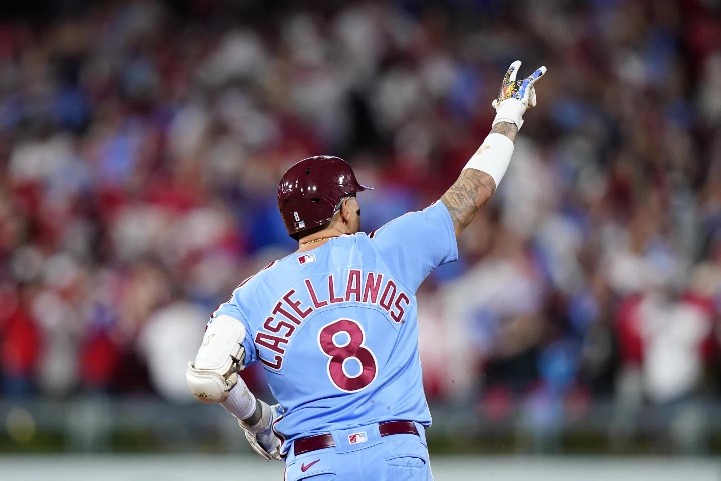 Castellanos Homers Twice Again, Leading Phillies to 2nd Straight NLCS