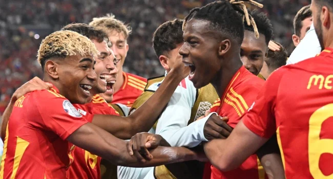 Yamal, Williams shine as Spain edge France 5-4 in Nations League classic