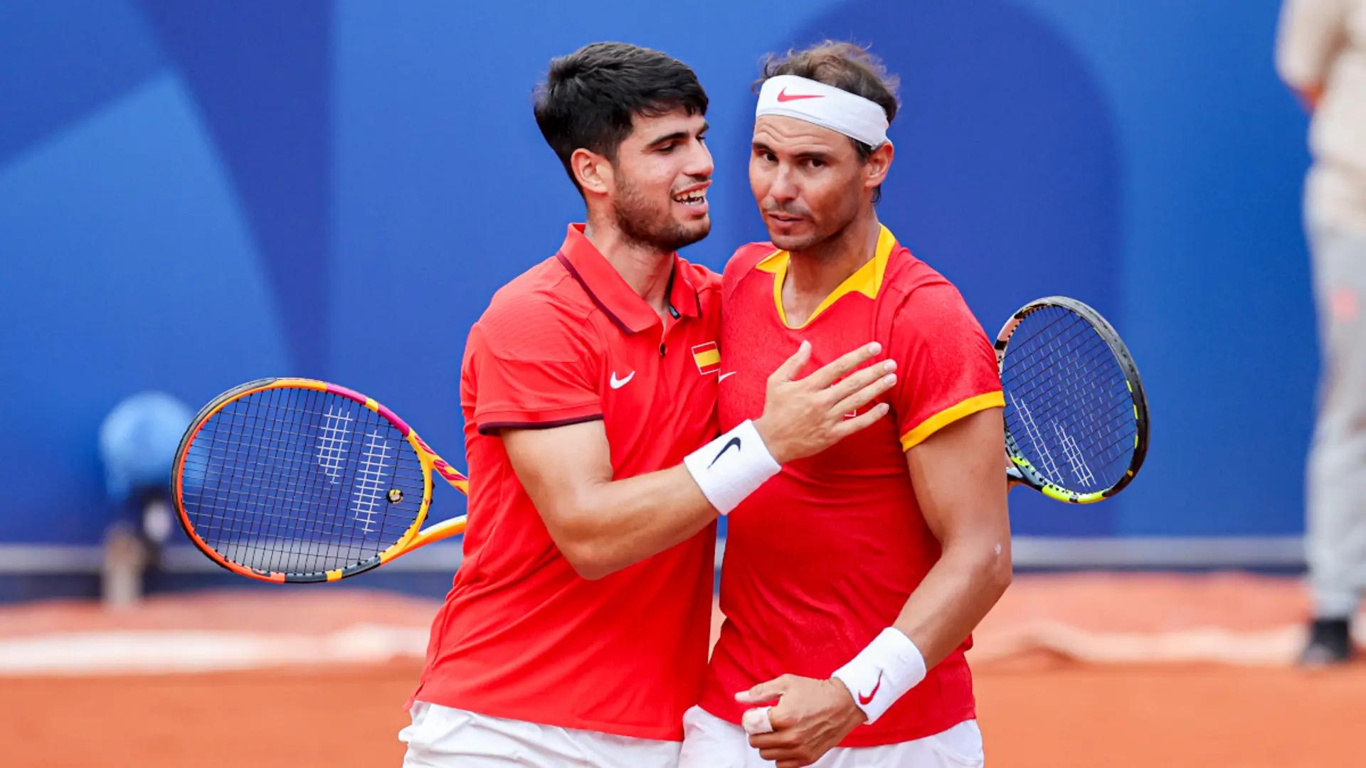 Nadal and Alcaraz down Dutch duo to reach quarter-finals at Olympics