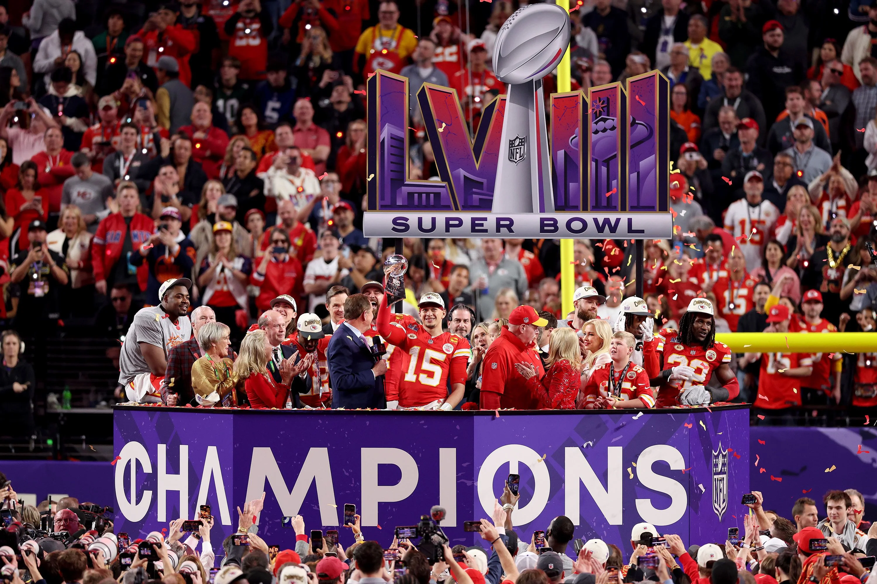 Super Bowl LVIII becomes the most watched TV broadcast ever with 123.4 million viewers