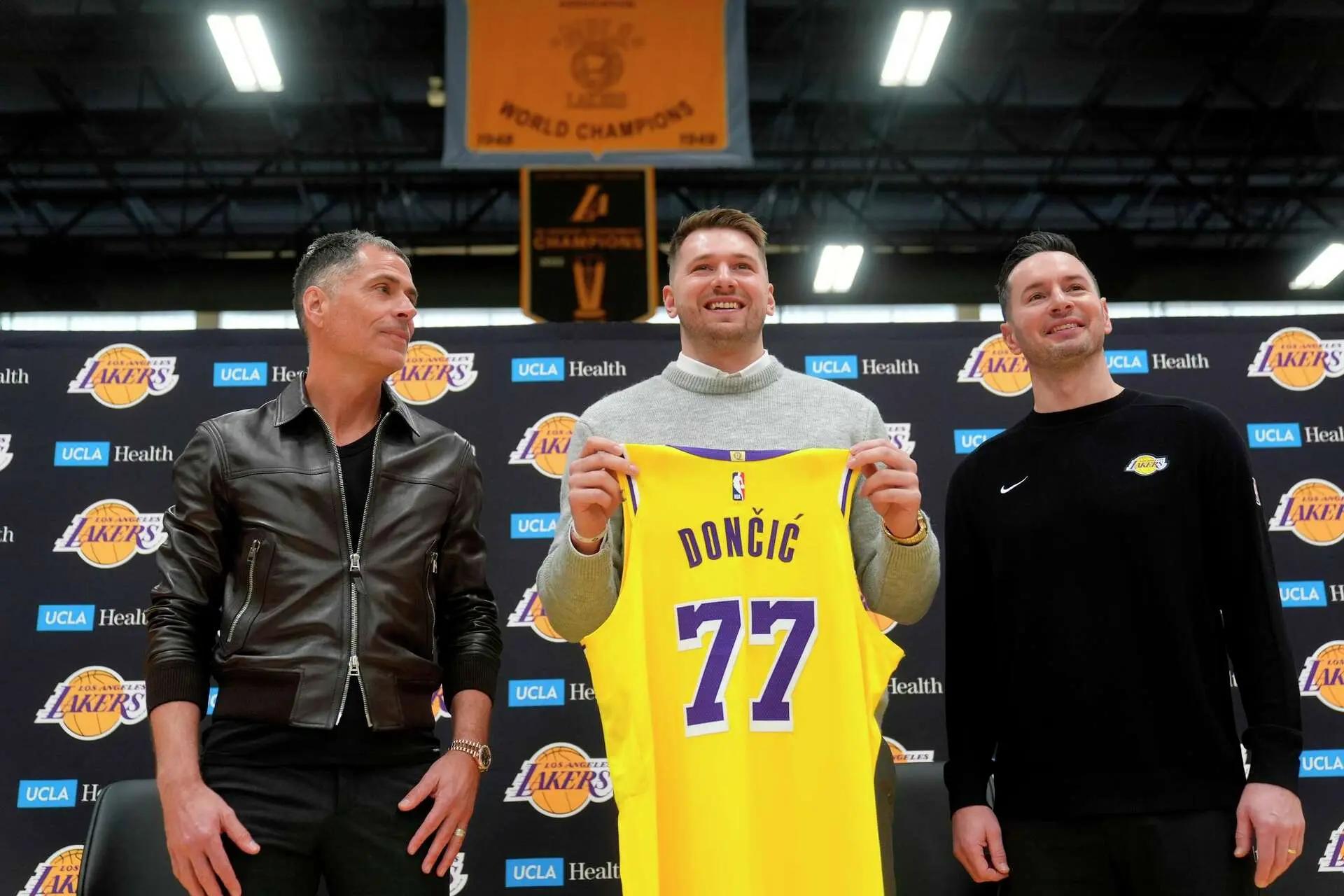 Luka Doncic sets sights on titles after shock Lakers trade from Dallas