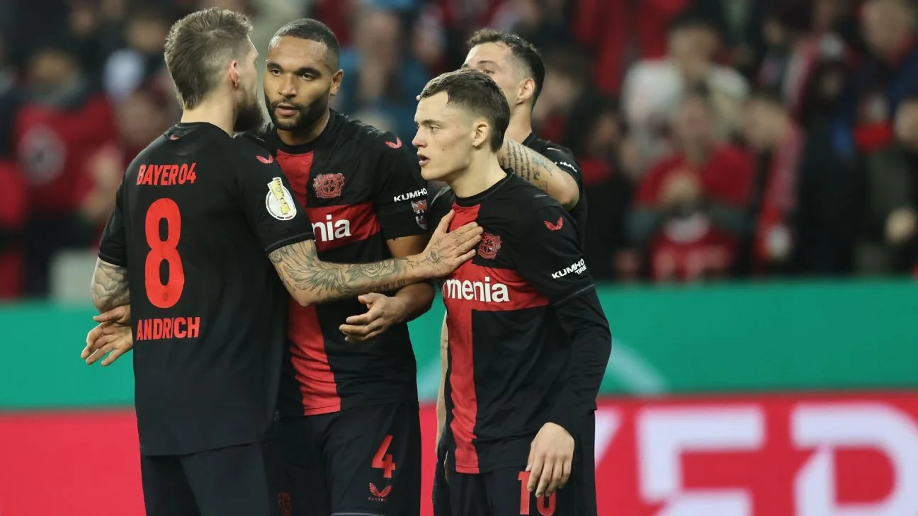 Bayer Leverkusen cruise past Fortuna Dusseldorf to reach DFB Pokal final