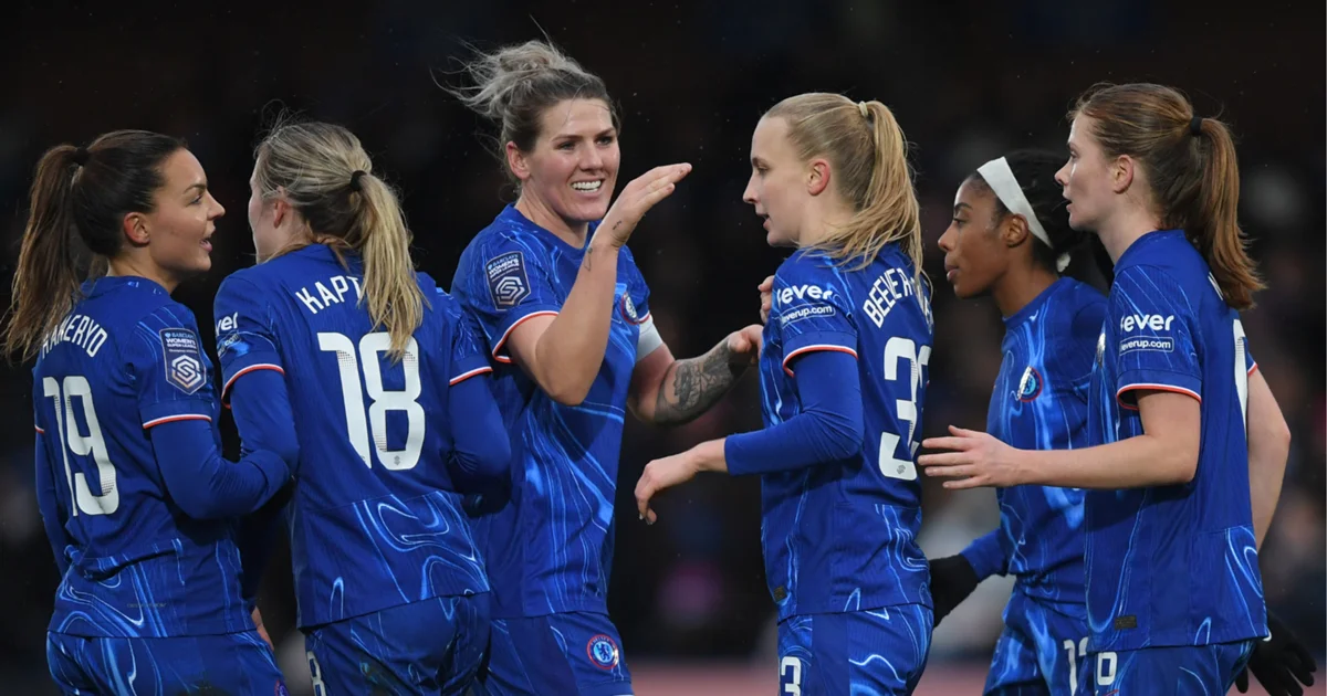 Chelsea stay perfect in WSL after gritty 4-2 win over Brighton