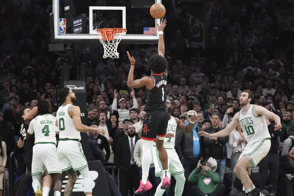NBA roundup: Amen Thompson's game winner lifts Rockets to thrilling win over Celtics