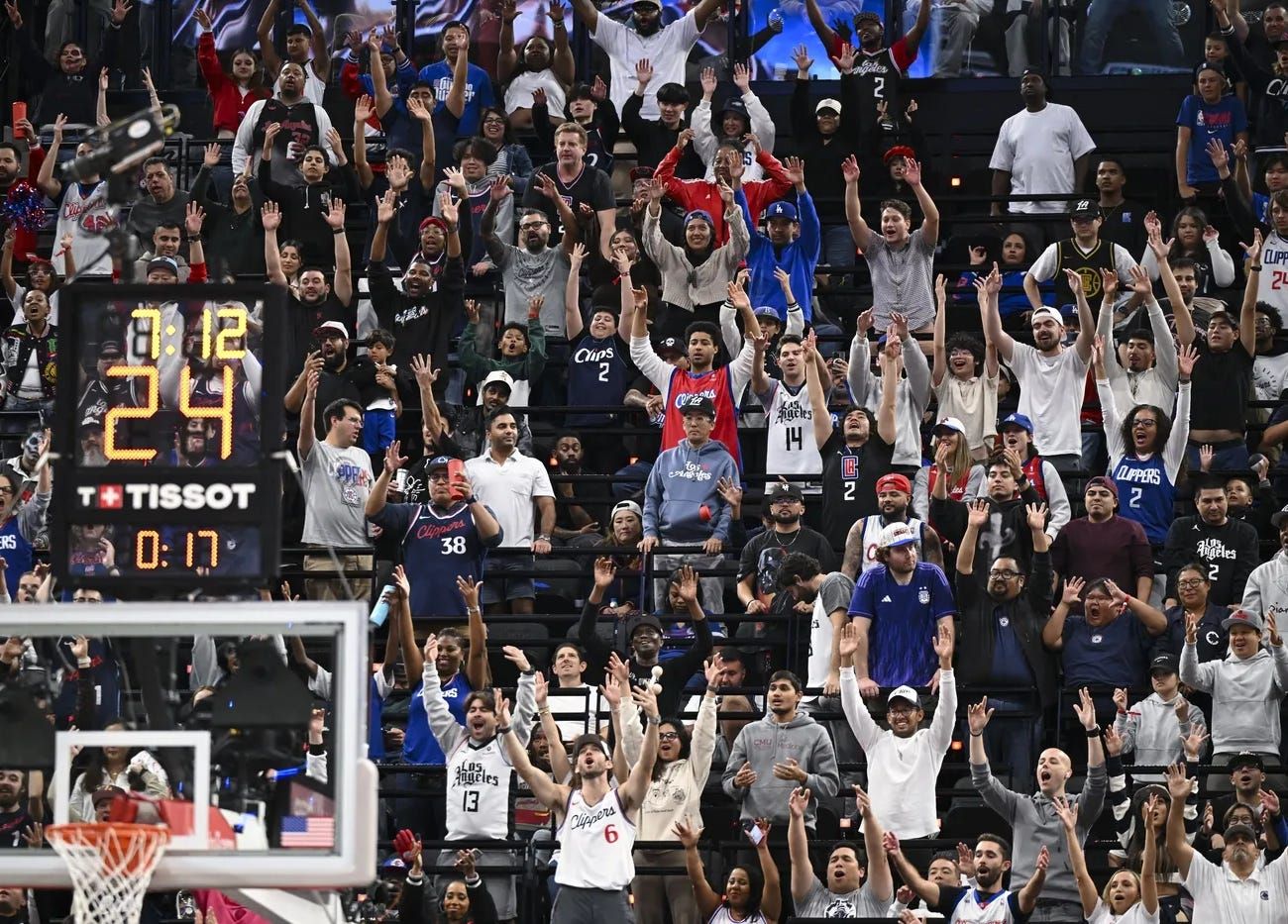 Clippers overcome 26-point deficit for their 1st victory at Intuit Dome
