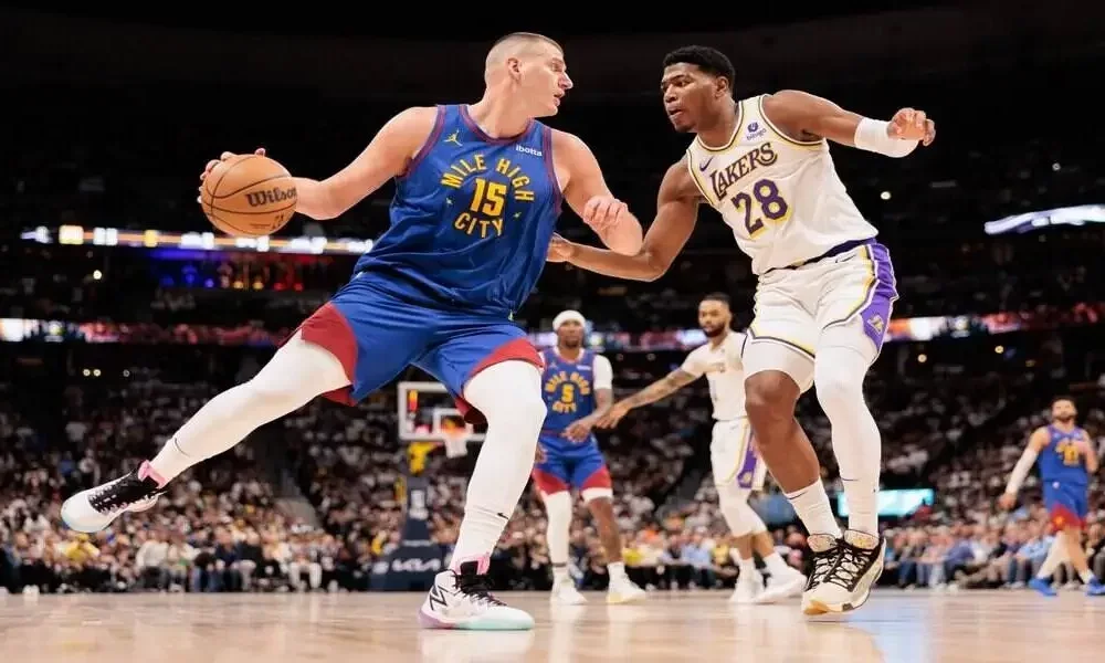 Nuggets continue mastery of Lakers to win Game 1
