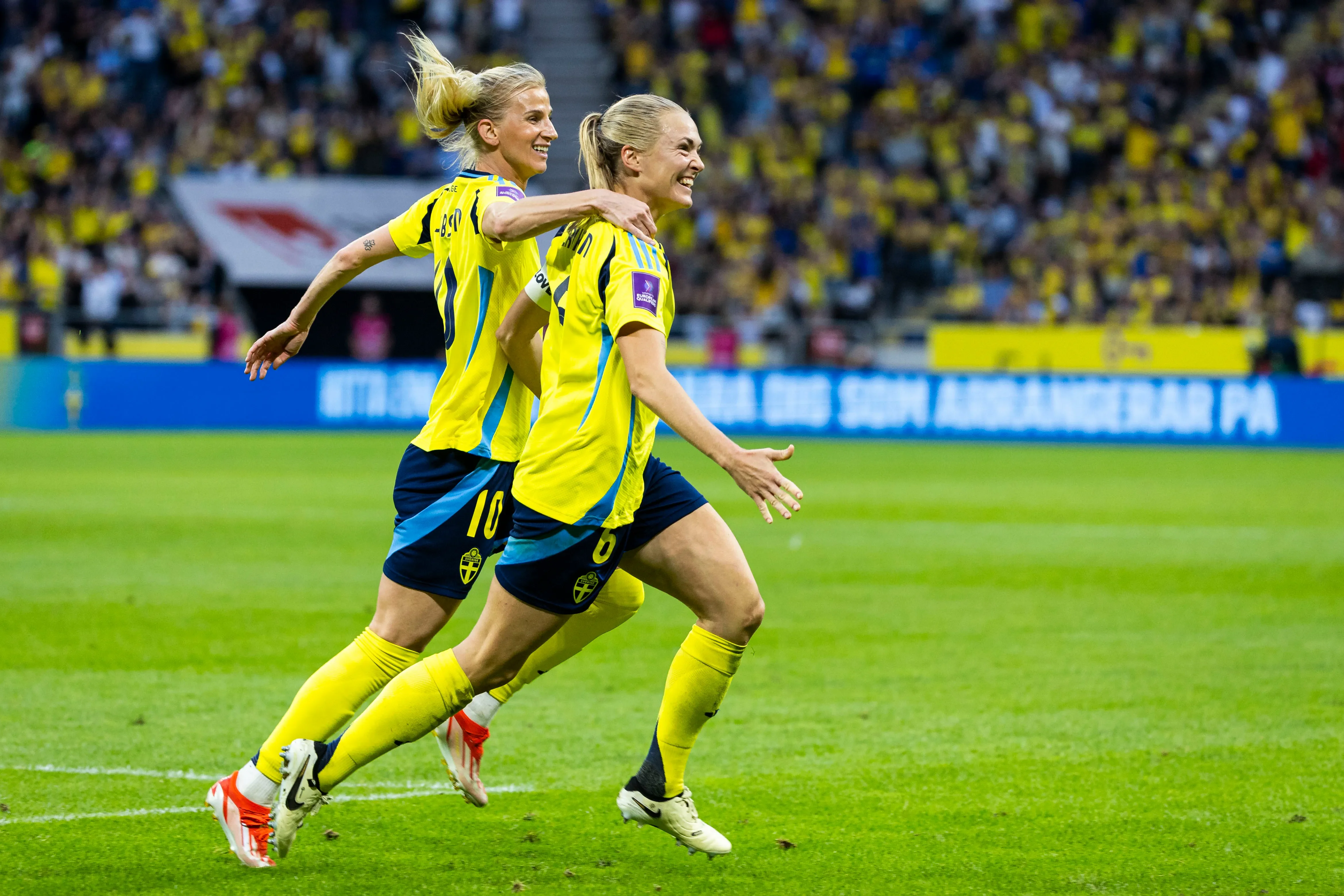 Late Eriksson goal secure narrow win for Sweden over Ireland in women's Euro qualifier