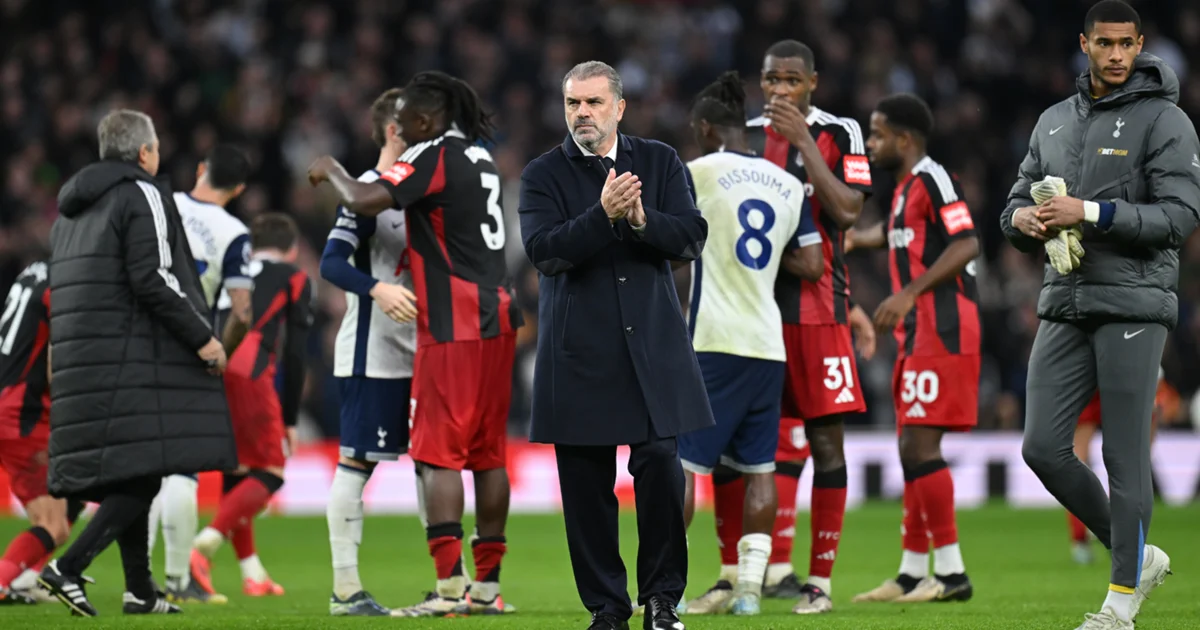 Spurs manager Ange Postecoglou content with home draw against Fulham