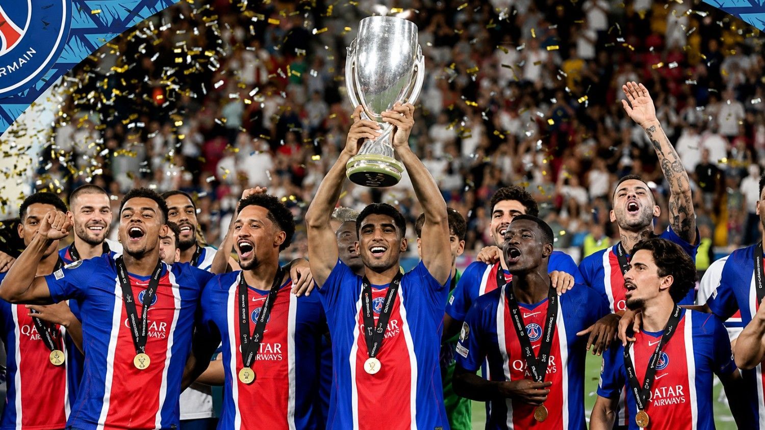 PSG beat Aston Villa 2-1 to win UEFA Super Cup 2026