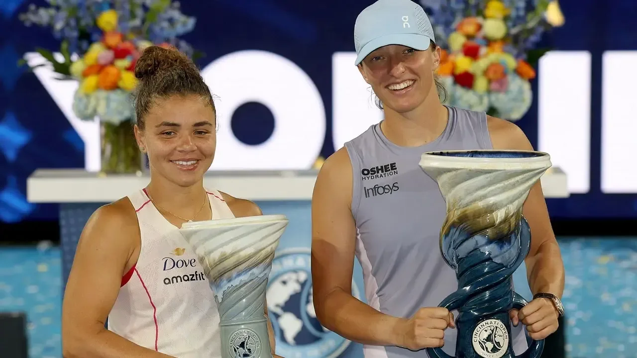 Swiatek defeats Paolini to claim maiden Cincinnati Open title