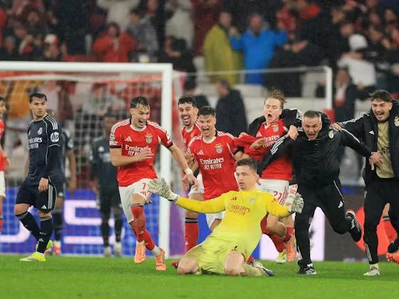 Benfica 4–2 Real Madrid: Goalkeeper Trubin’s last-gasp header sends Eagles through as Los Blancos drop into Playoffs