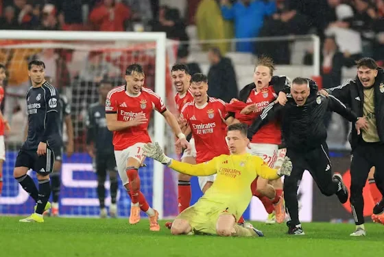Benfica 4–2 Real Madrid: Goalkeeper Trubin’s last-gasp header sends Eagles through as Los Blancos drop into Playoffs