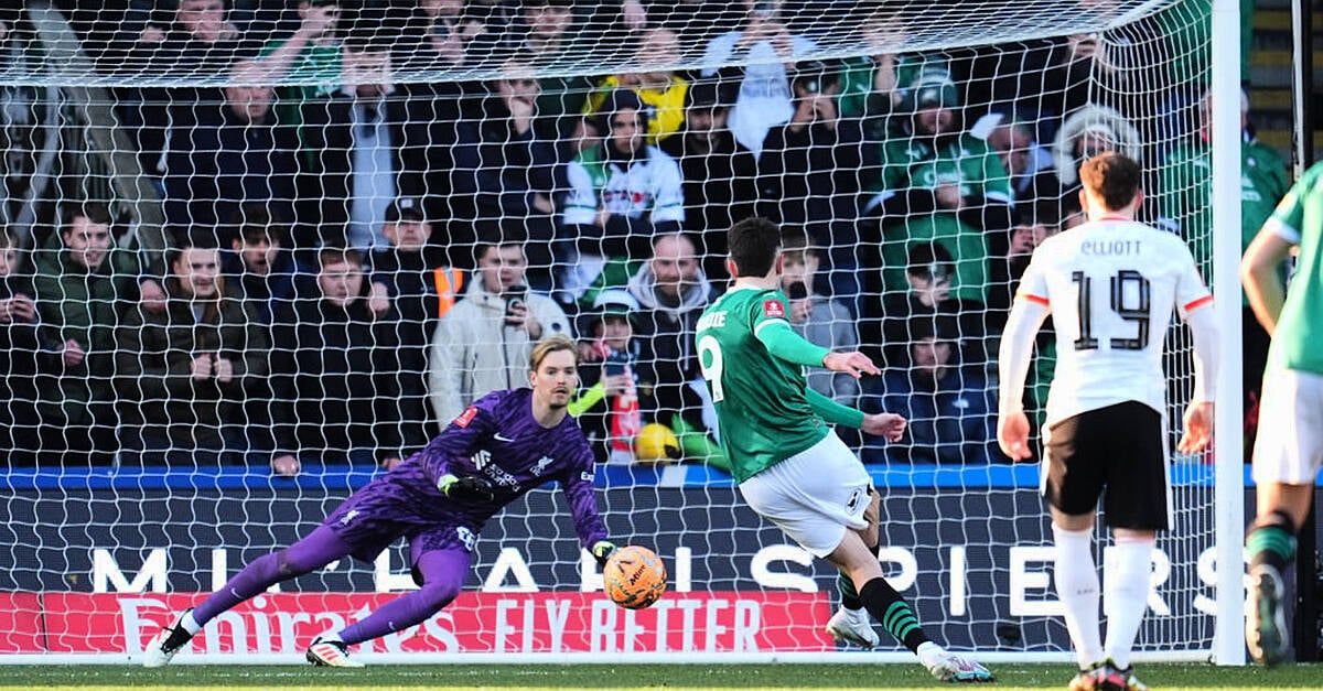 Championship's bottom side Plymouth shock Liverpool to reach FA Cup fifth round