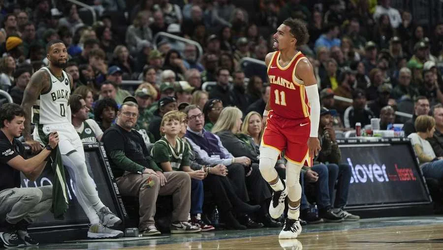 Damian Lillard has a rough night with 6 points as the Hawks defeat the Bucks, 127-110.