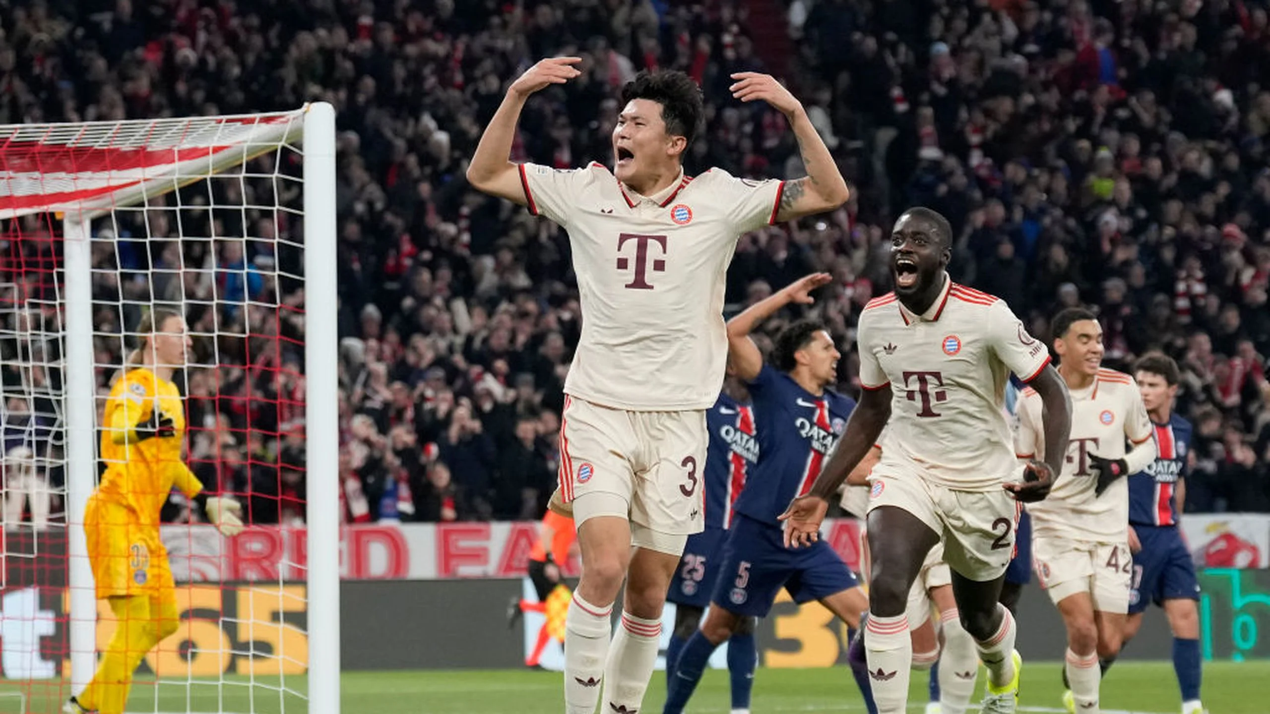 Bayern Munich 1-0 Paris Saint-Germain: Dembele sees red as Bayern battle past PSG