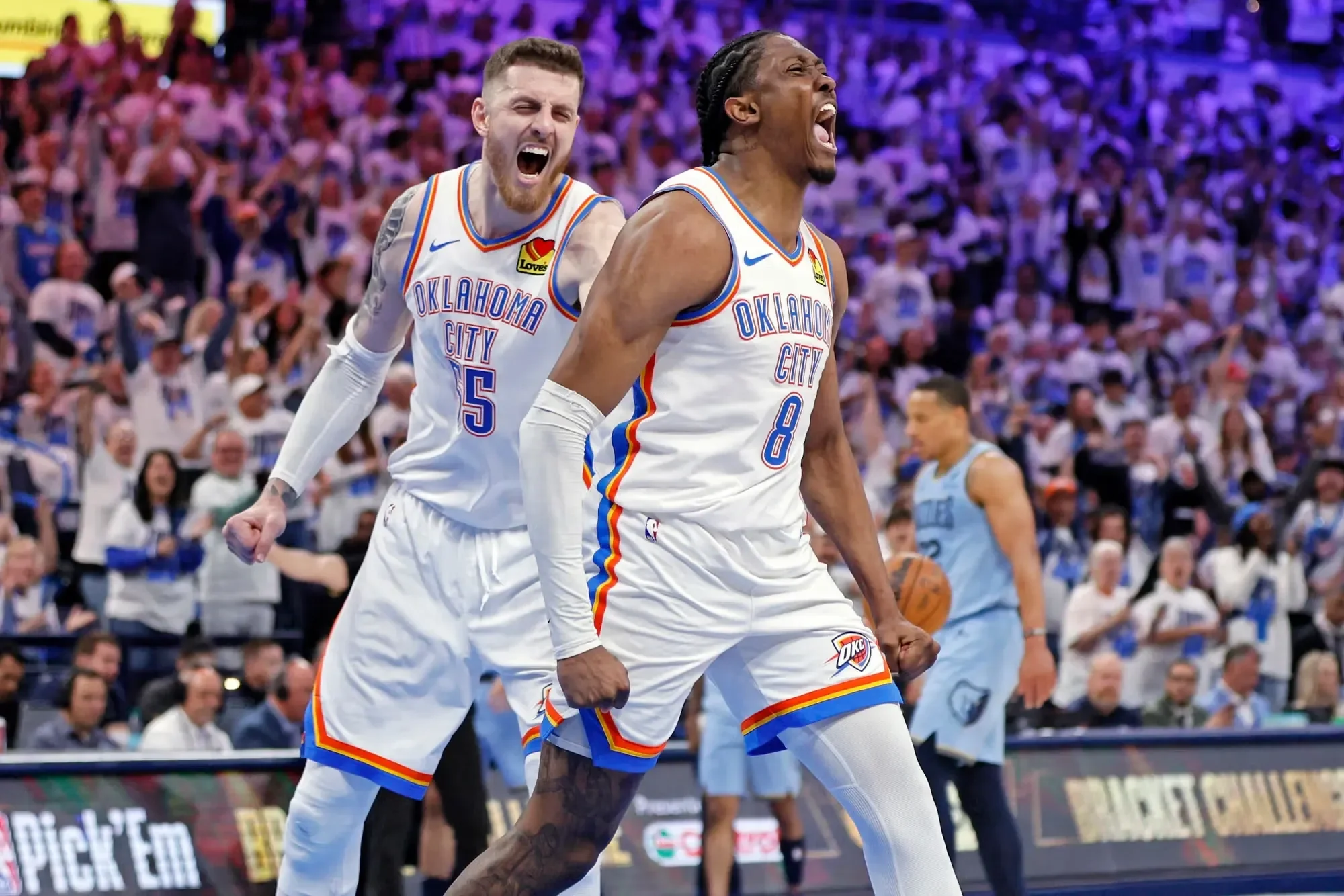 NBA roundup: Thunder crush Grizzlies by 51 points in historic Game 1 playoff blowout