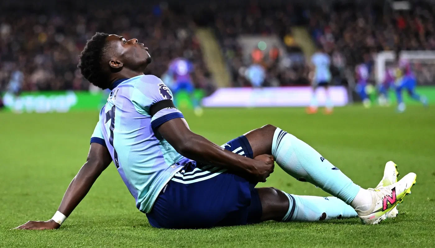 Mikel Arteta says Bukayo Saka to be sidelined for 'several weeks'