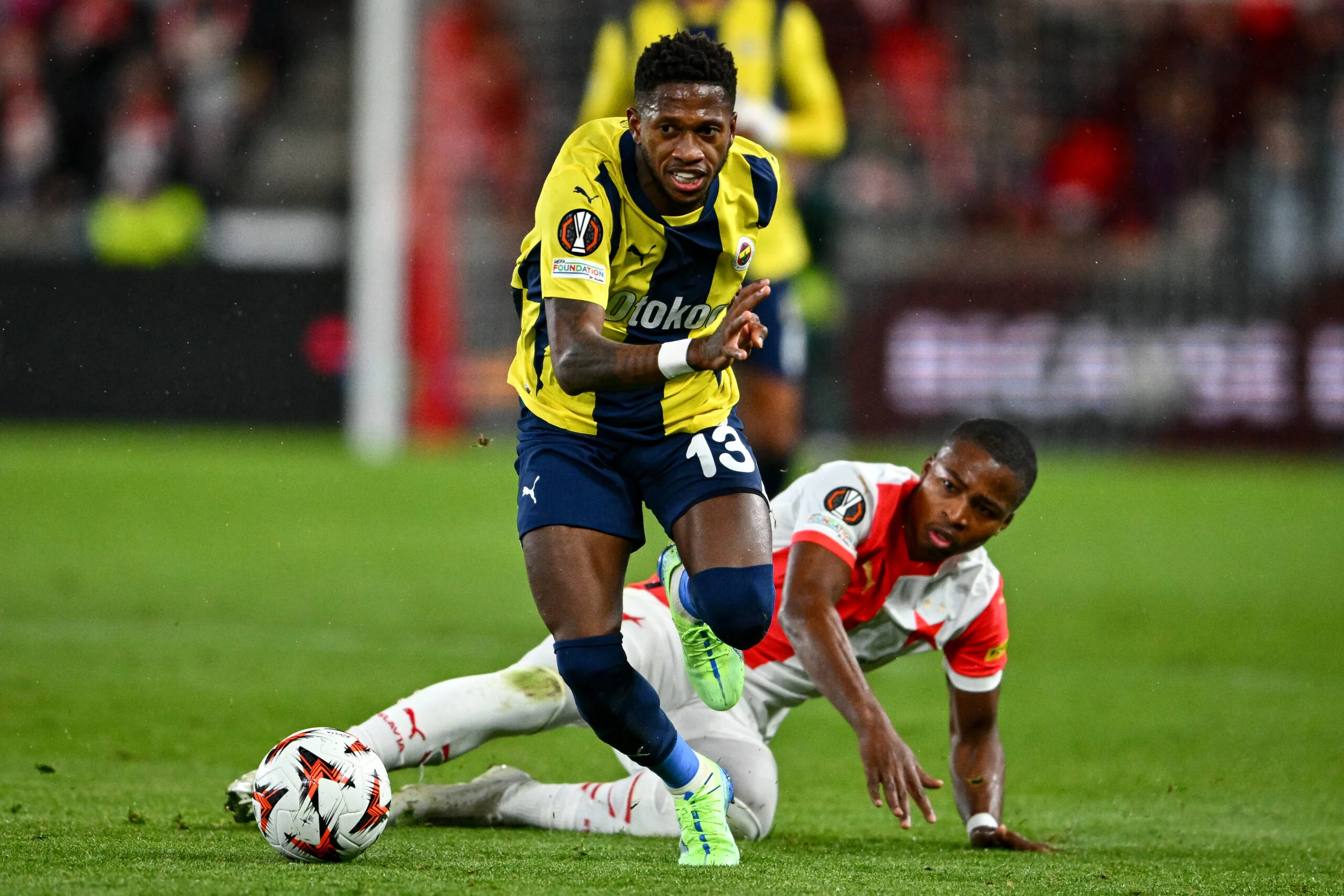 Slavia Prague 1-2 Fenerbahce: Mourinho's men complete comeback win in feisty affair