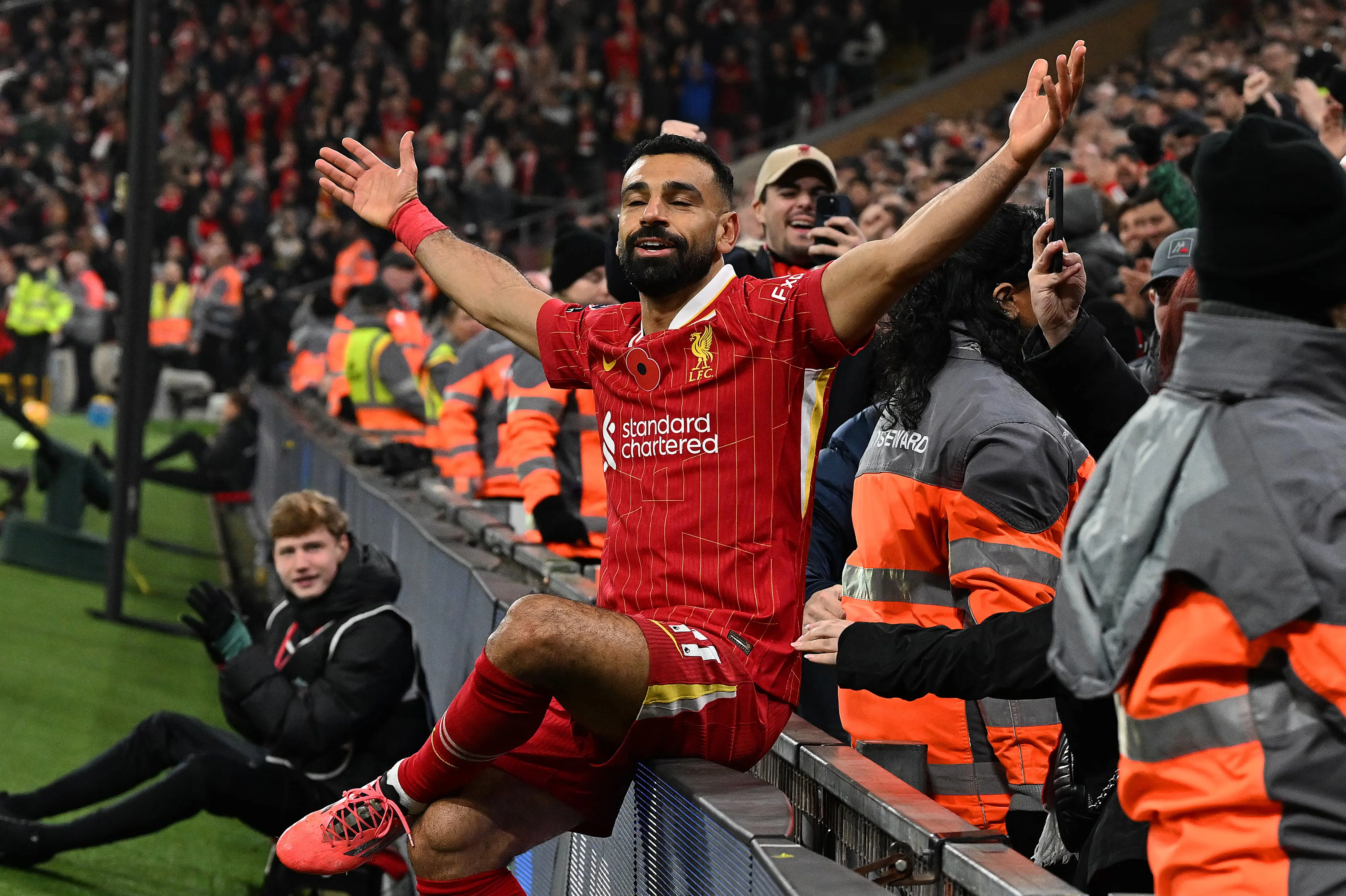 Liverpool 2-0 Aston Villa: Reds ease past Villans to go five points clear at the top