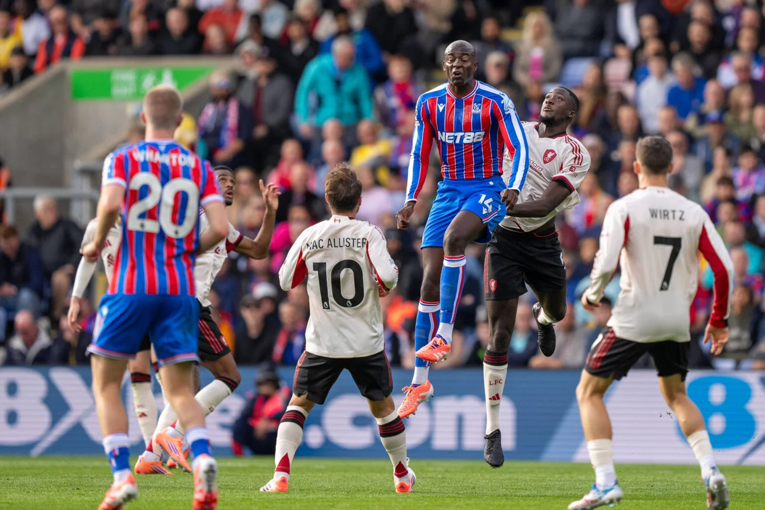 Nketiah stuns Liverpool as Crystal Palace end Champions’ perfect start