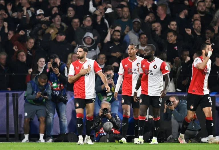 Nine-Man Celtic lose to Feyenoord in Champions League Opener