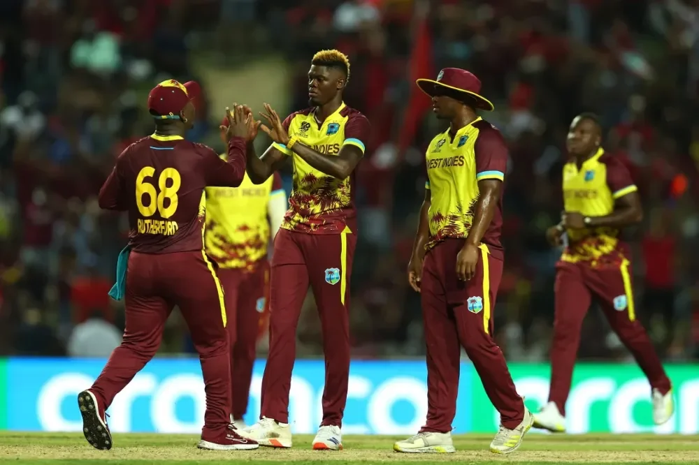 New Zealand facing World Cup exit after Rutherford rescues Windies