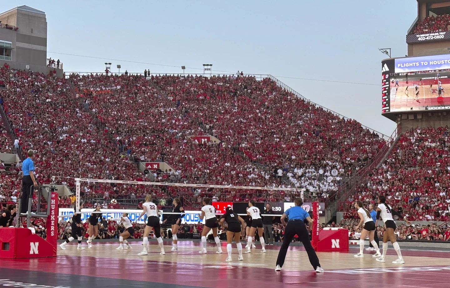 Nebraska Volleyball Sets Women's World Attendance Record with 92,003 Spectators