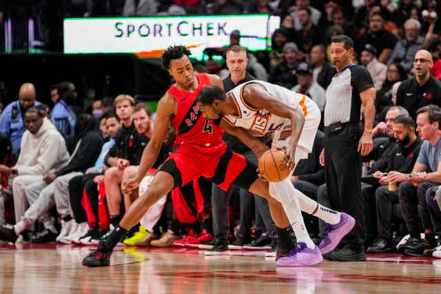 Scottie Barnes leads the way as Raptors end Suns' win streak with 112-105 victory