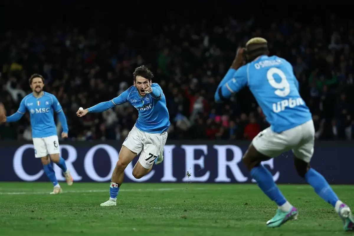 Napoli 2-1 Cagliari: Osimhen's heroics lifts Champions past Cagliari and up to fourth