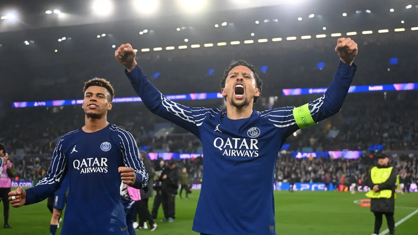 Aston Villa 3-2 Paris Saint-Germain (4-5 agg): PSG edge past Villa in Champions League thriller to keep title hopes alive