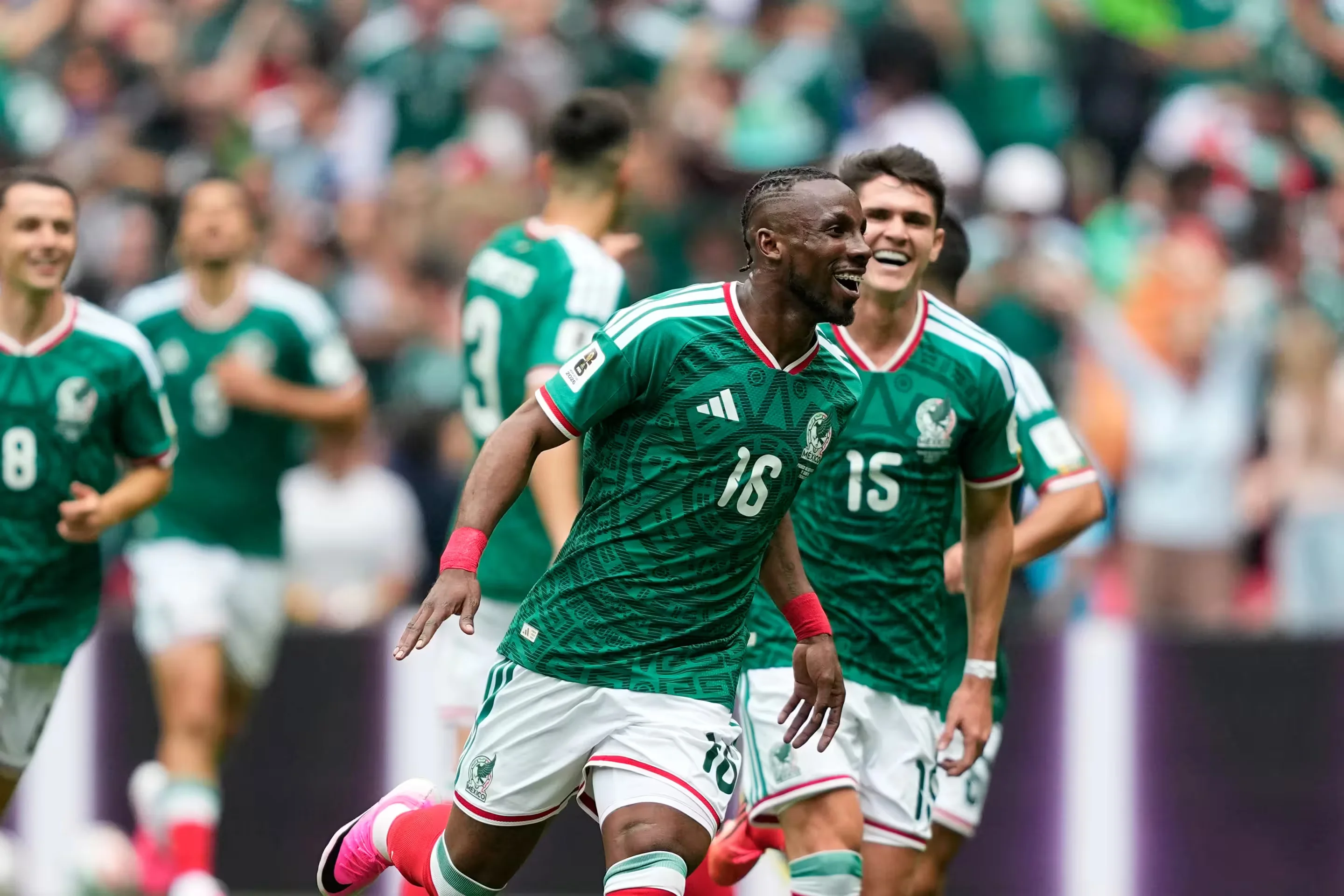 Photos: Julian Quiñones scores first goal of FIFA World Cup 2026 as Mexico take early control