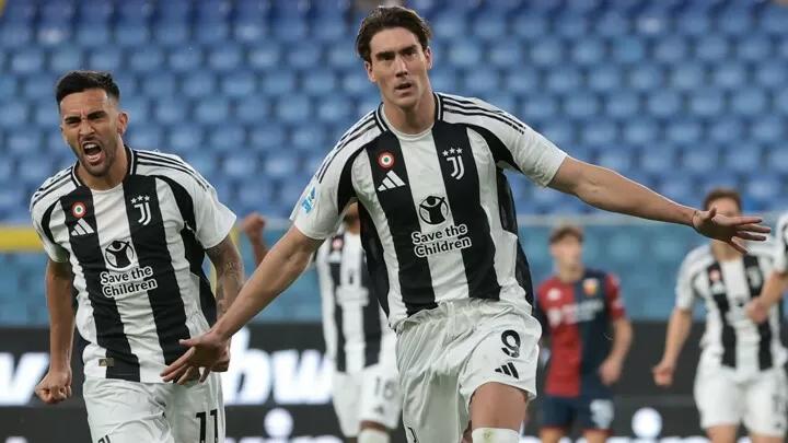 Genoa 0-3 Juventus: Vlahovic bags brace as Juve breeze past hosts to go top of Serie A
