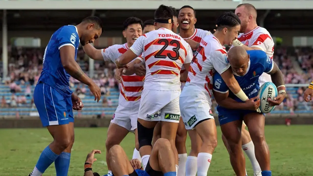 Japan to face Fiji in Pacific final after romping past Samoa