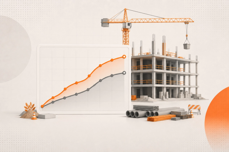 O orçado contra realizado da sua obra só fecha no fim do mês (e aí já é tarde)