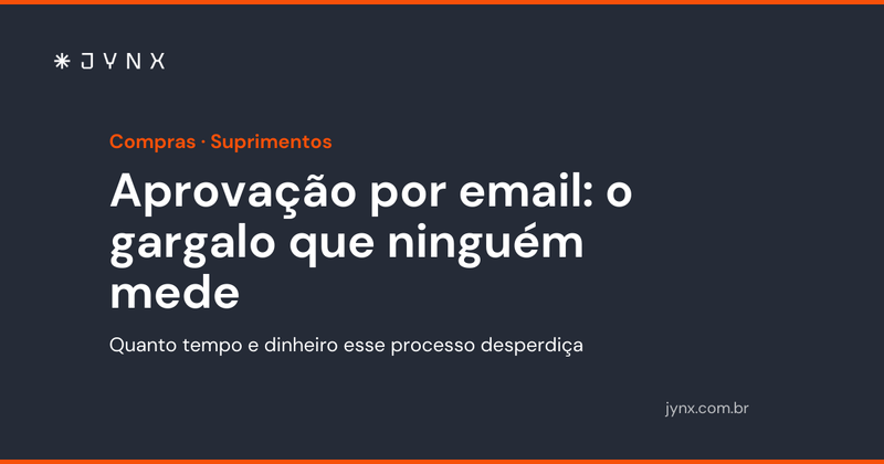 Aprovação por email: o gargalo que ninguém mede