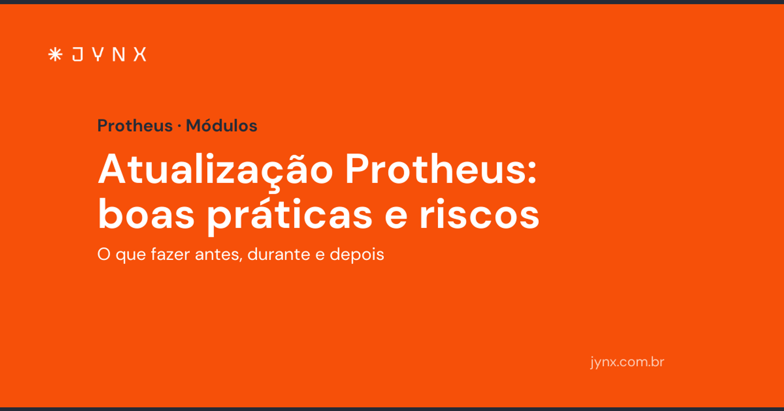 Atualização Protheus: boas práticas e riscos