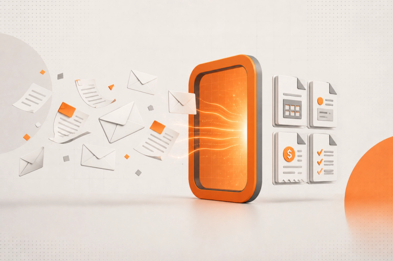 Pare de receber nota e documento de fornecedor por e-mail