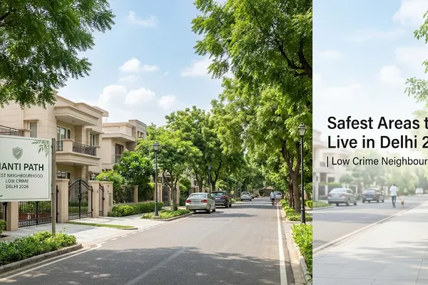 Safest Areas to Live in Delhi 2026 | Low Crime Neighbourhoods