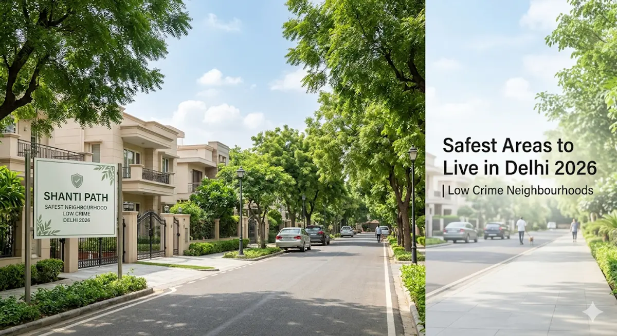 Safest Areas to Live in Delhi 2026 | Low Crime Neighbourhoods