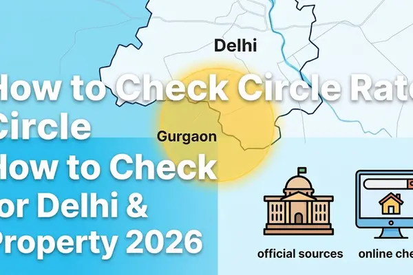 How to Check Circle Rate for Delhi & Gurgaon Property 2026