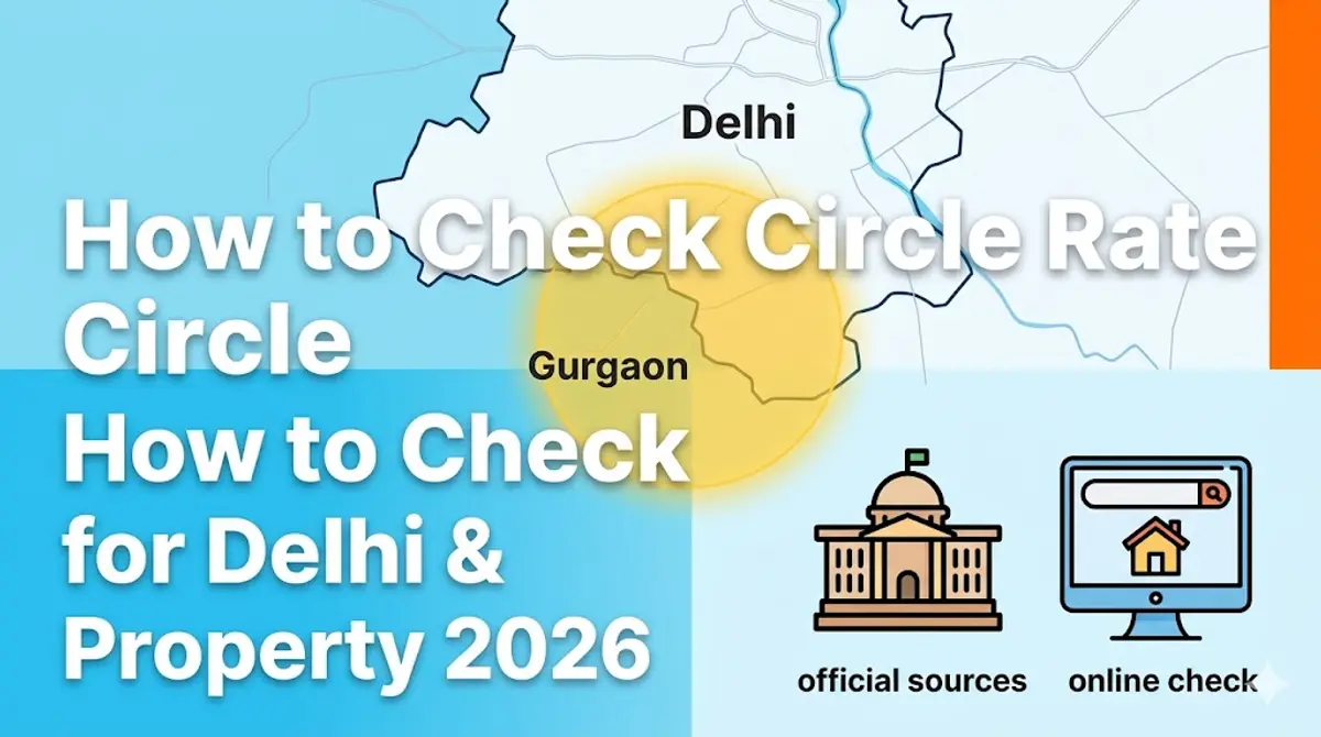 How to Check Circle Rate for Delhi & Gurgaon Property 2026