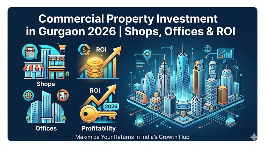 Commercial Property Investment in Gurgaon 2026 | Shops, Offices & ROI 