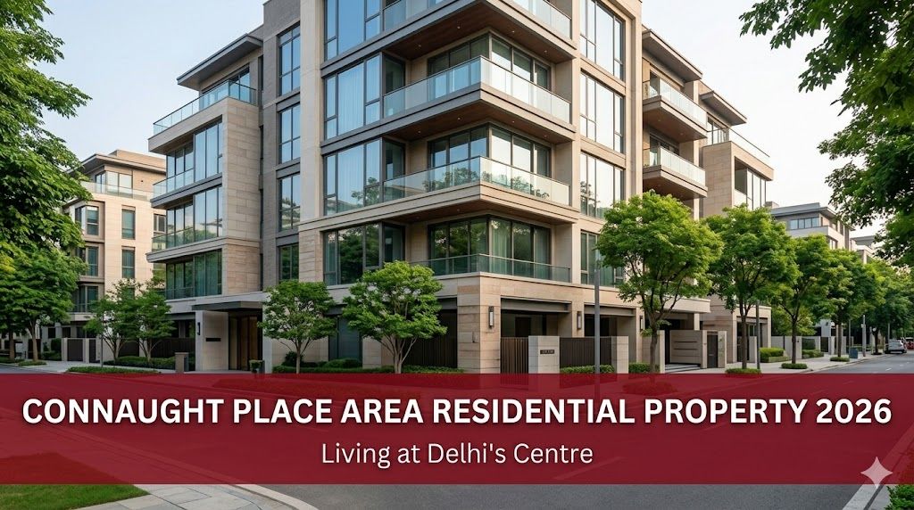 Connaught Place Area Residential Property 2026 | Living at Delhi's Centre